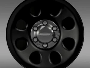 chevrolet tahoe police rim 3D Model