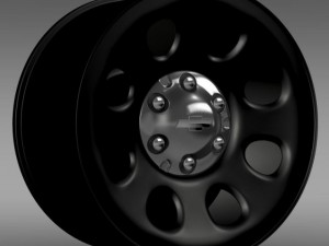 chevrolet tahoe police rim Model 3D
