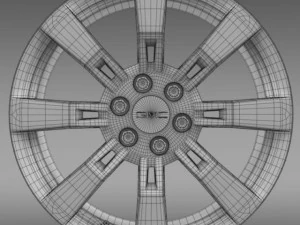 gmc denali hybrid rim 3D Model