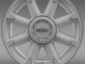 gmc denali rim Modelo 3D