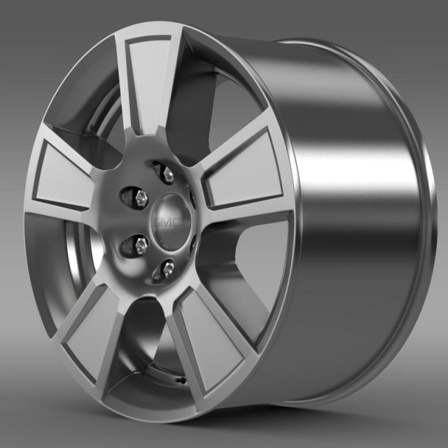 gmc sierra regular cab rim 3D Model .c4d .max .obj .3ds .fbx .stl .blend 