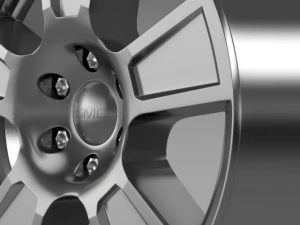 gmc sierra regular cab rim 3D Model