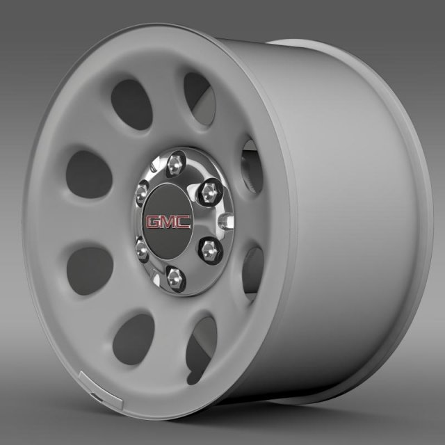 gmc yukon police rim 3D Model .c4d .max .obj .3ds .fbx .stl .blend 