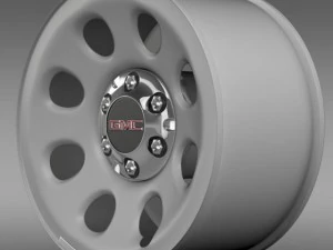 gmc yukon police rim 3D Model