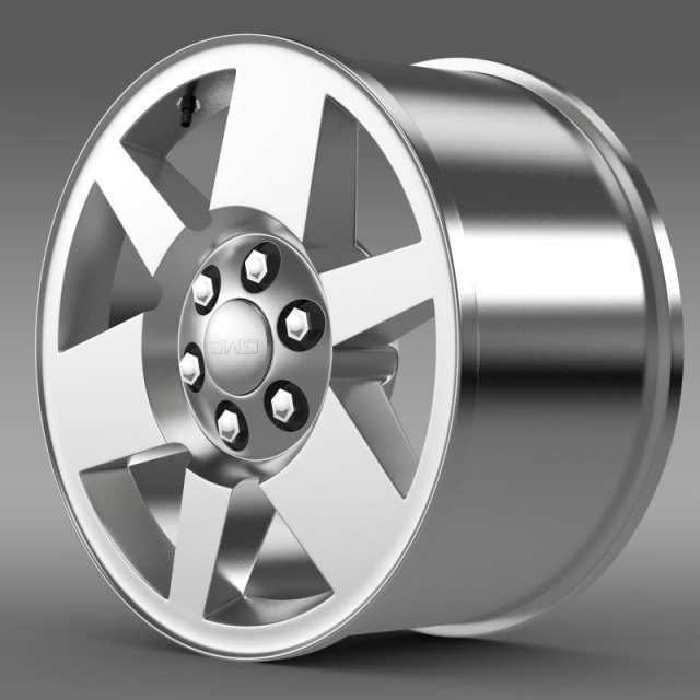 gmc yukon xfe rim 3D 模型 .c4d .max .obj .3ds .fbx .stl .blend 