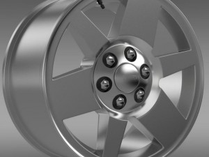 gmc yukon xfe rim 3D 模型