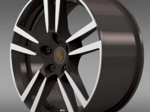 Cerchio turbo porsche 911 cabriolet Modello 3D