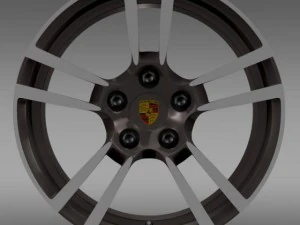 porsche 911 cabriolet turbo rim 3D Model
