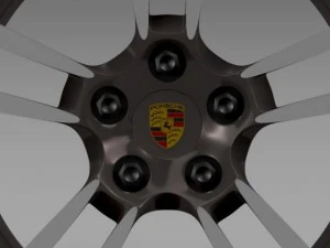 porsche 911 cabriolet turbo rim 3D Model