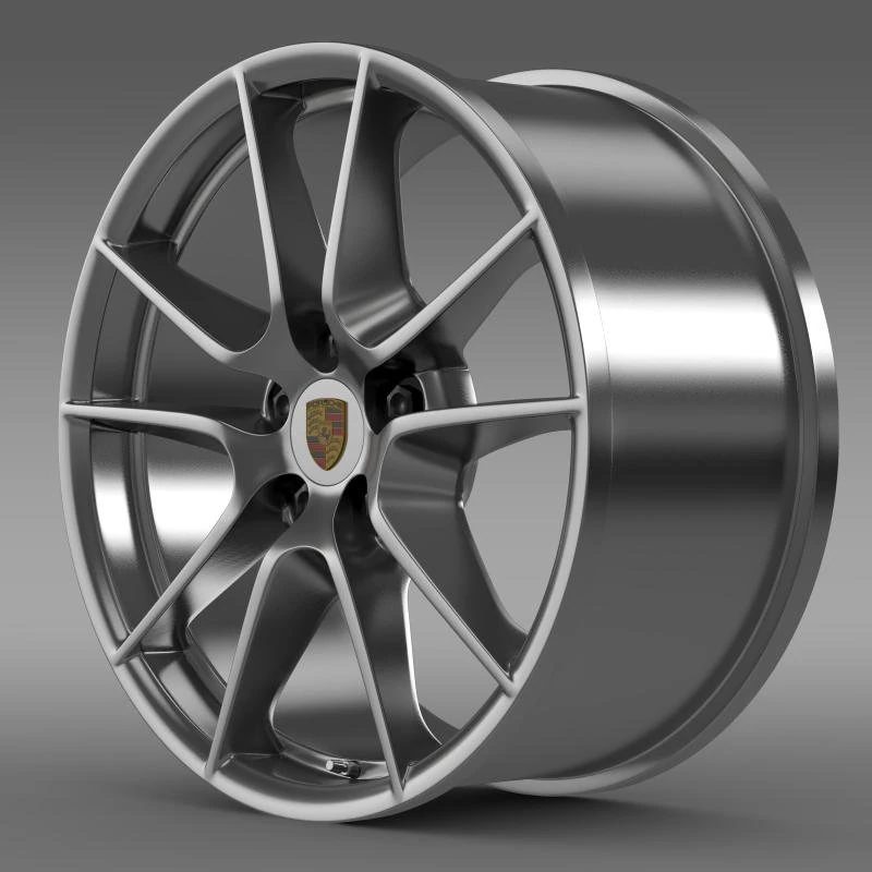 porsche 911 carerra 4 rim 3D Model .c4d .max .obj .3ds .fbx .stl .blend