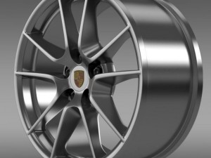 porsche 911 carerra 4 rim 3D Модель