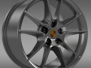 porsche 911 carerra 4 rim 3Dモデル