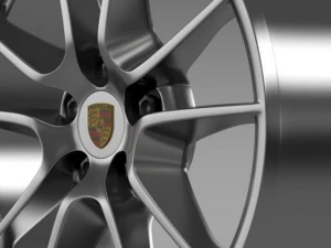 porsche 911 carerra 4 rim 3D Model