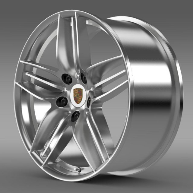 porsche 911 carerra 4s cabriolet rim 3D Model .c4d .max .obj .3ds .fbx .stl .blend 