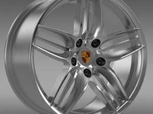 porsche 911 carerra 4s cabriolet rim 3D Model