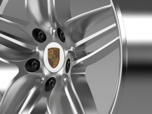 porsche 911 carerra 4s cabriolet rim 3D Model