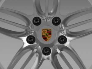 porsche 911 carerra 4s cabriolet rim 3D Model