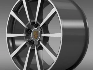 ポルシェ 911 カレラ 4S リム 3Dモデル