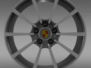 porsche 911 carerra 4s rim 3D Model