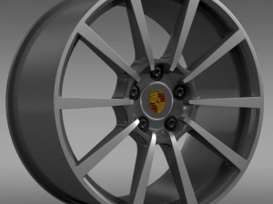 porsche 911 carerra 4s rim Model 3D