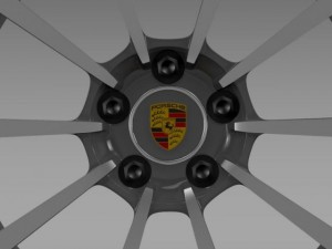 porsche 911 carerra 4s rim Model 3D
