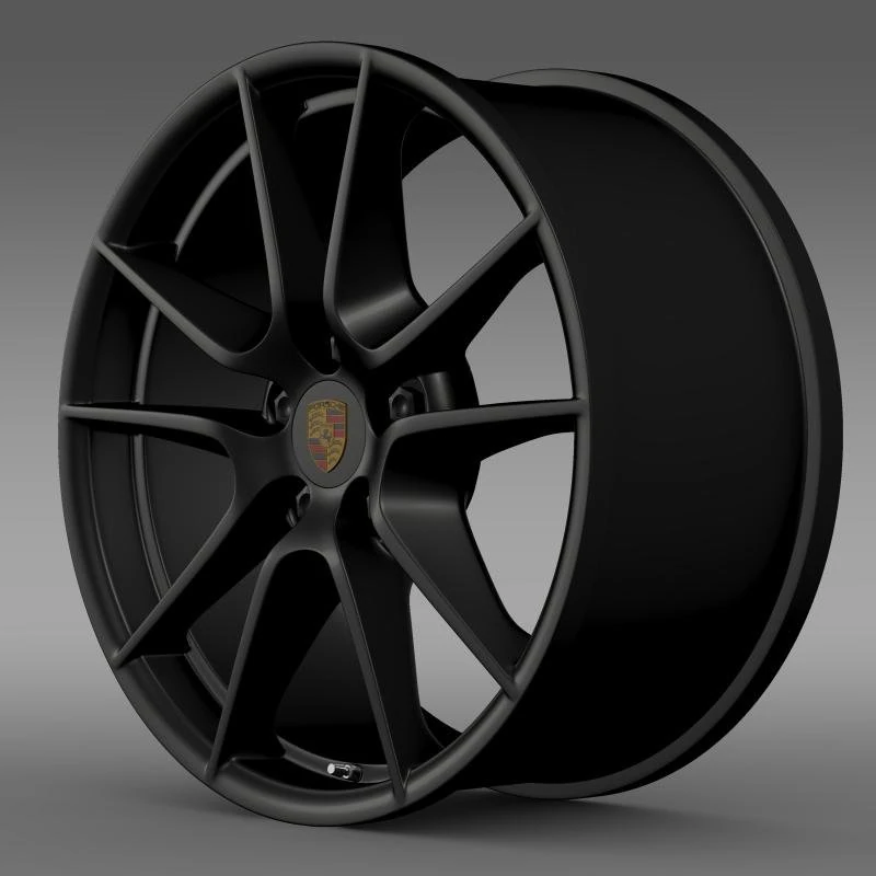 porsche 911 carerra exclusive rim 3D Model .c4d .max .obj .3ds .fbx .stl .blend