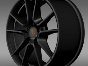 porsche 911 carerra exclusive rim 3D Model