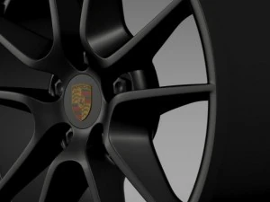 porsche 911 carerra exclusive rim 3D Model