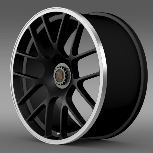 porsche 911 carerra gts rim Modelo 3D .c4d .max .obj .3ds .fbx .stl .blend 