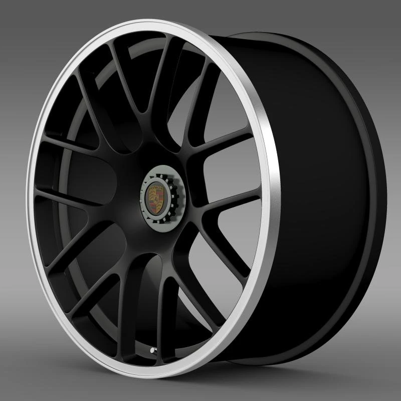 porsche 911 carerra gts rim 3D Model .c4d .max .obj .3ds .fbx .stl .blend 