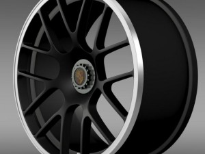 porsche 911 carerra gts rim 3D Model