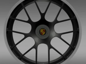 porsche 911 carerra gts rim 3D Model