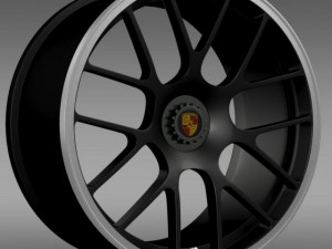 porsche 911 carerra gts rim Modelo 3D