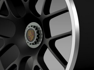 porsche 911 carerra gts rim Modelo 3D