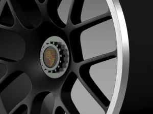 porsche 911 carerra gts rim 3D Model
