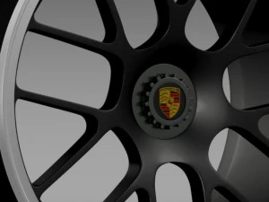 porsche 911 carerra gts rim 3D Model