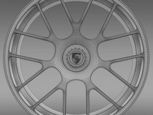 porsche 911 turbo rim Modello 3D