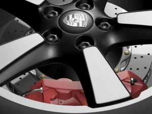 porsche 911 50year editions wheel 3D Model
