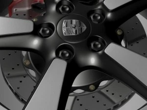 porsche 911 50year editions wheel 3D Model