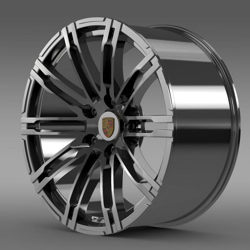 porsche 911 turbo 2013 rim 3D Model .c4d .max .obj .3ds .fbx .stl .blend
