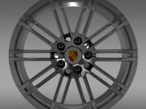 porsche 911 turbo 2013 rim 3D Модель