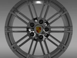 porsche 911 turbo 2013 rim 3D Model
