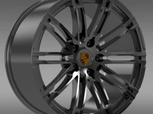 porsche 911 turbo 2013 rim 3D Model