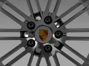porsche 911 turbo 2013 rim 3D Model