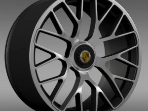 porsche 911 turbo s 2013 rim 3D Model