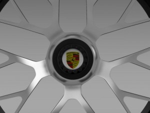 porsche 911 turbo s 2013 rim 3D Model
