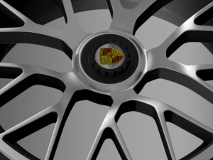 porsche 911 turbo s 2013 rim 3D Model