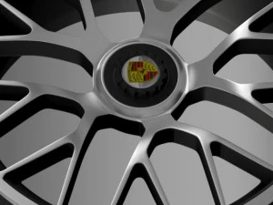 porsche 911 turbo s 2013 rim 3D Model