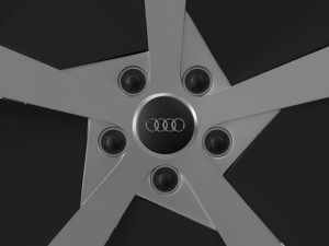 audi r8 e tron concept 2013 wheel 3D 모델