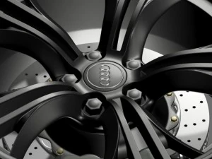 audi r8 v10 plus 2013 wheel 3D Model